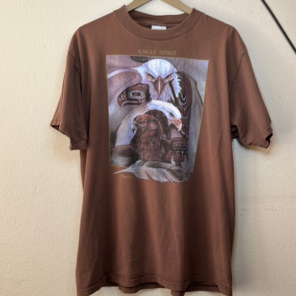 Vintage eagle spirit, graphic T-shirt - Picture 1 of 5